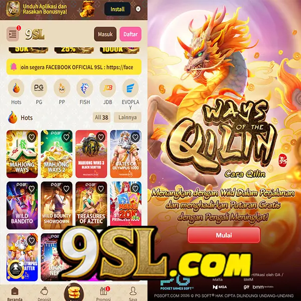 9SL Masuk - 9SL Resmi